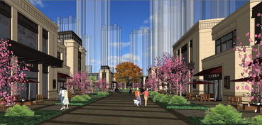 精品現代新古典風格沿街商業街建筑 景觀設計方案su模型圖下載 圖片25.44mb 建筑模型庫 su模型