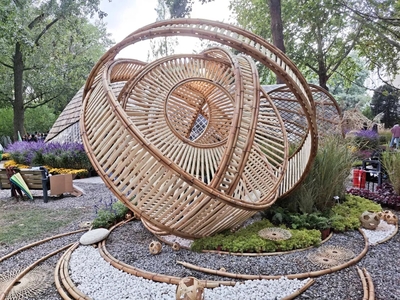 2019北林國際花園建造節(jié)一等獎(jiǎng)作品--&ldquo;風(fēng)巢 The Wind Nest&rdquo;景觀裝置設(shè)計(jì) | 天津大學(xué)學(xué)生團(tuán)隊(duì)