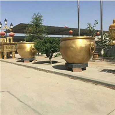 中山銅大缸- 暢銷產品(在線咨詢)-庭院景觀裝飾銅大缸擺件